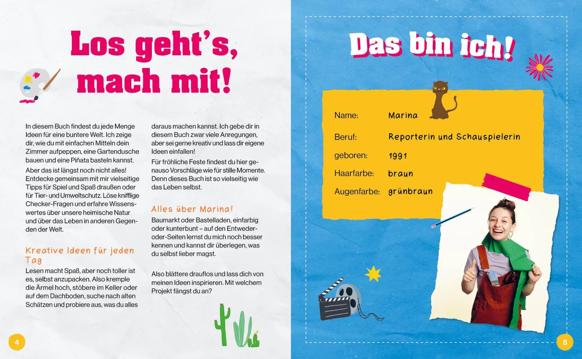 Bild: 9783745928969 | Checkerin Marina: Komm, das checken wir! DIY- und Mitmachbuch | Buch