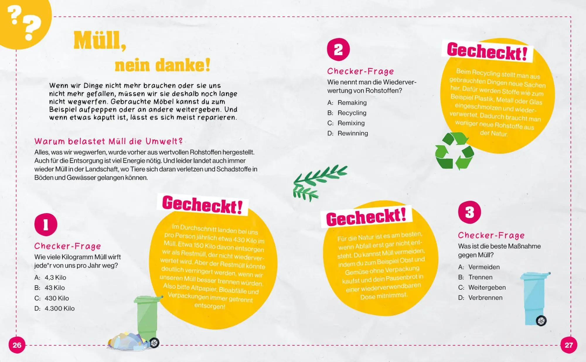 Bild: 9783745928969 | Checkerin Marina: Komm, das checken wir! DIY- und Mitmachbuch | Buch