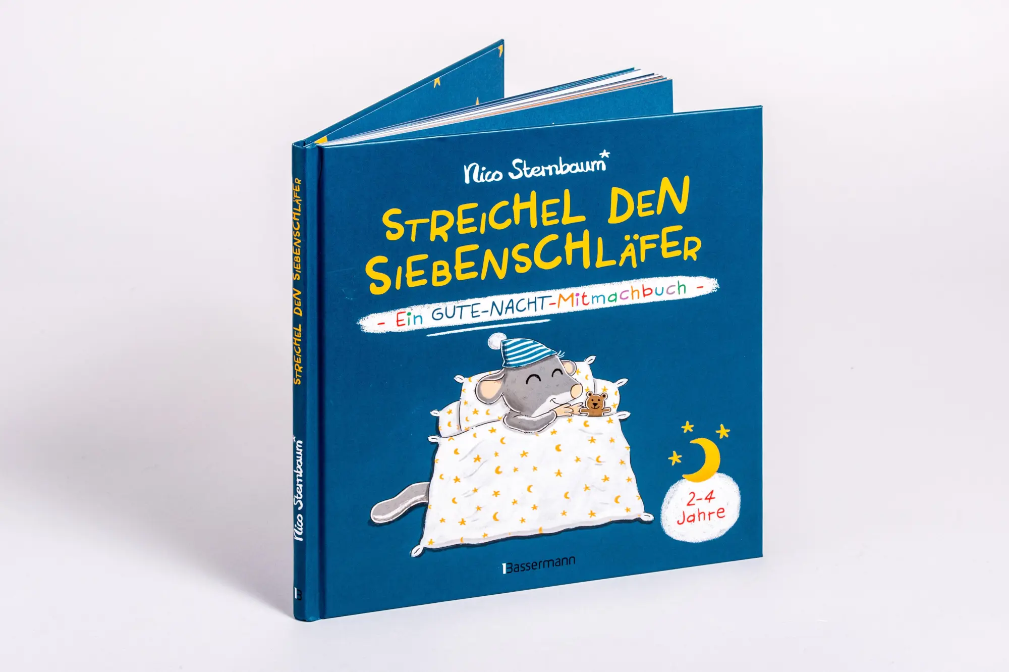 Bild: 9783809448969 | Streichel den Siebenschläfer - Ein Gute-Nacht-Mitmachbuch. Für...