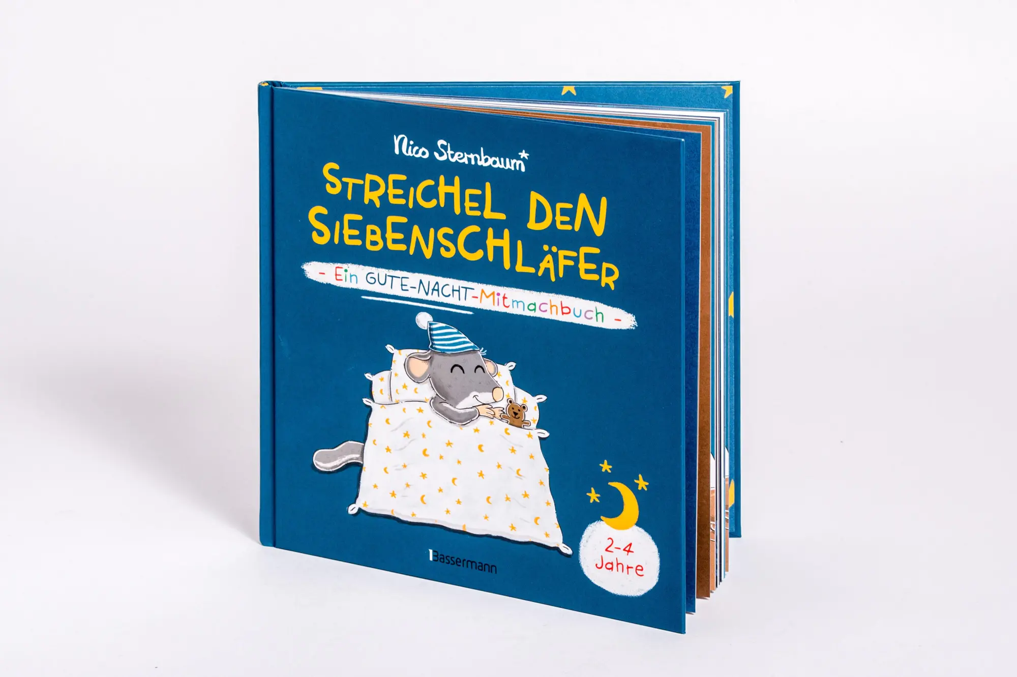 Bild: 9783809448969 | Streichel den Siebenschläfer - Ein Gute-Nacht-Mitmachbuch. Für...
