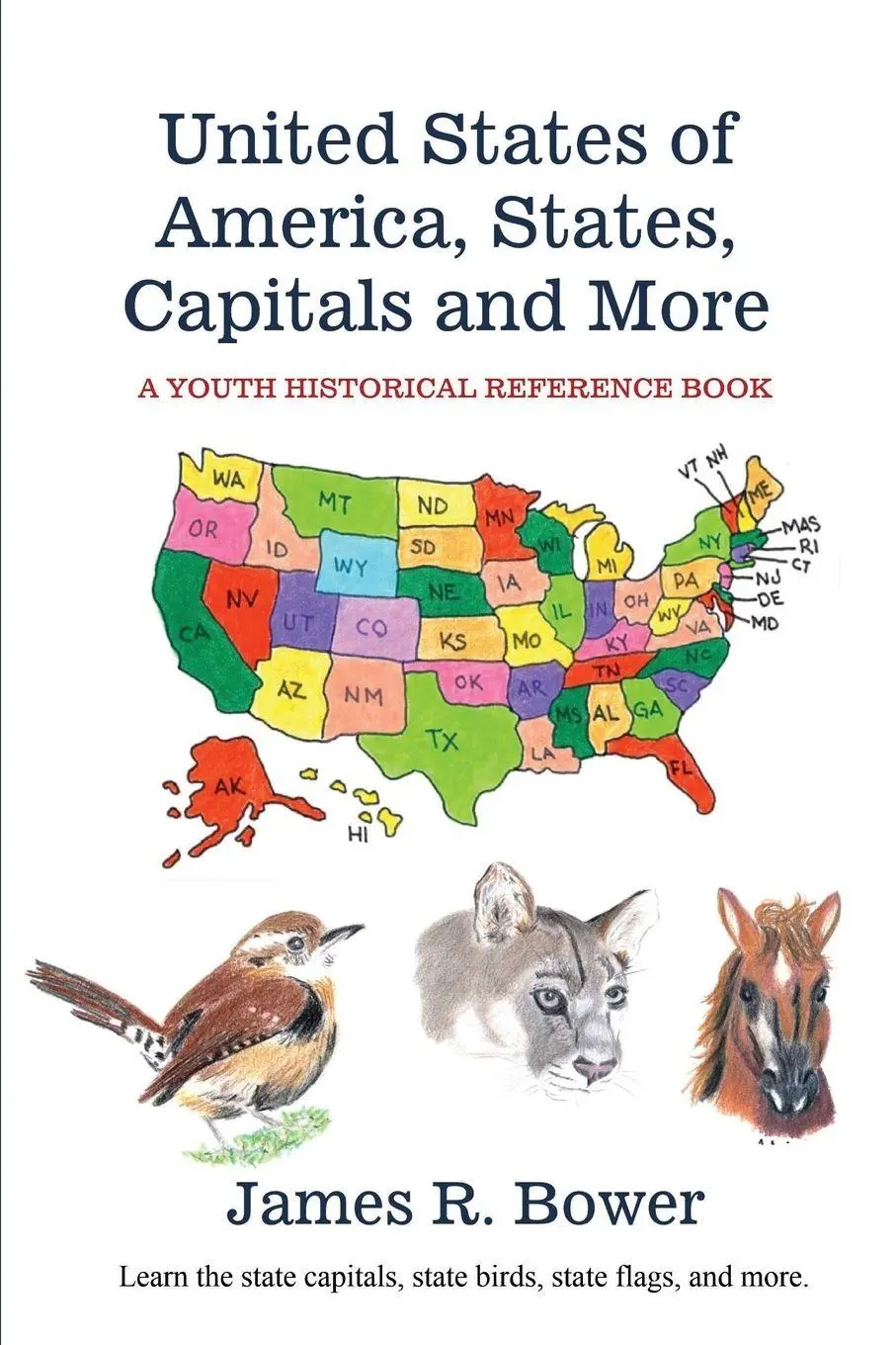 Cover: 9781733759069 | United States of America, States, Capitals and More | James R. Bower