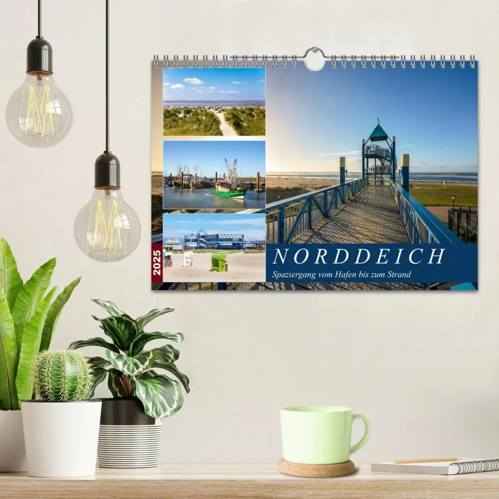 Bild: 9783435259069 | Norddeich Spaziergang vom Hafen bis zum Strand (Wandkalender 2025...