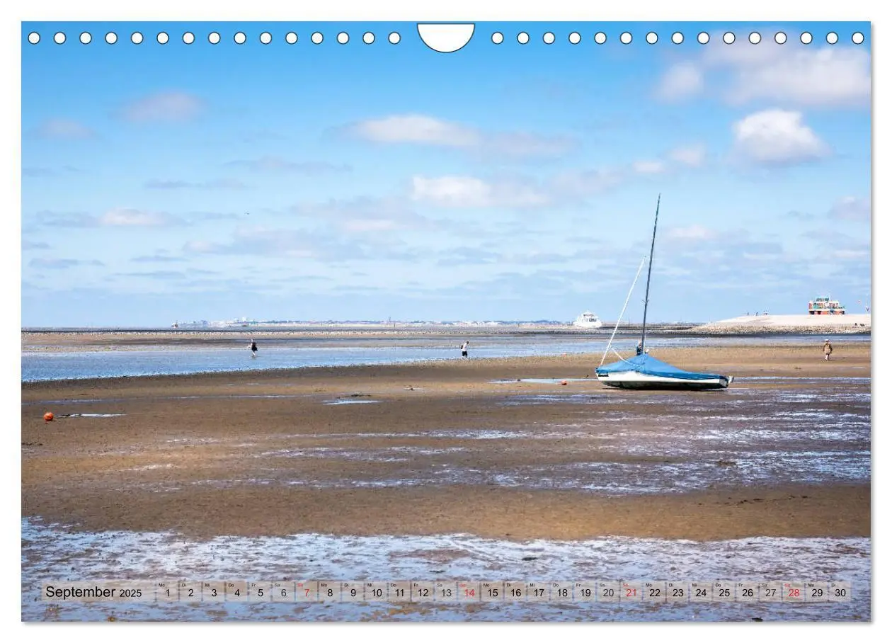 Bild: 9783435259069 | Norddeich Spaziergang vom Hafen bis zum Strand (Wandkalender 2025...