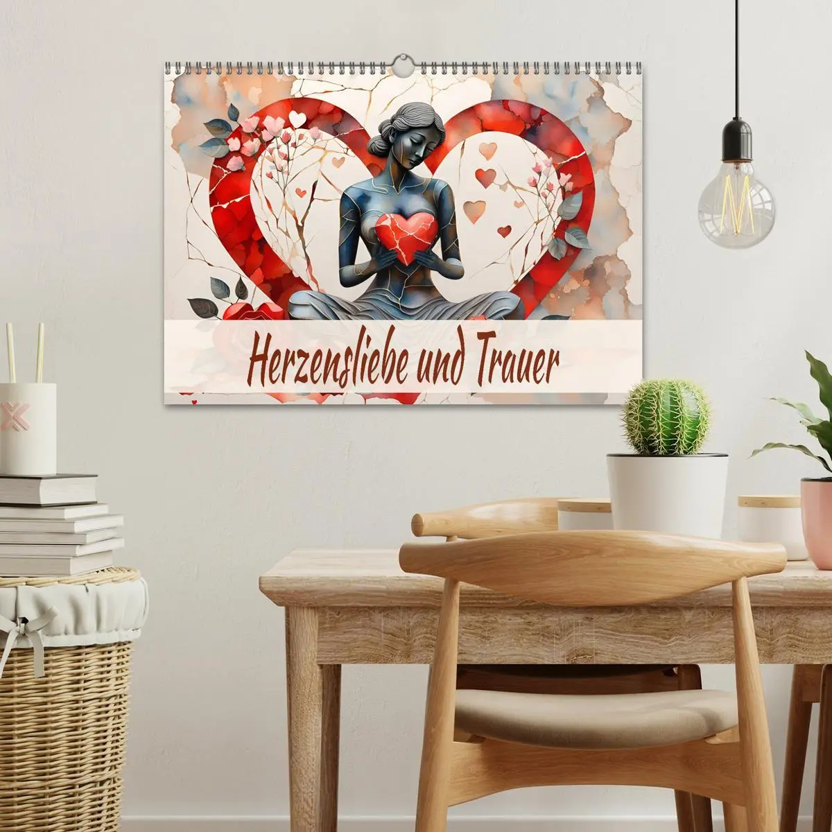 Bild: 9783457419069 | Herzensliebe und Trauer (Wandkalender 2026 DIN A3 quer), CALVENDO...