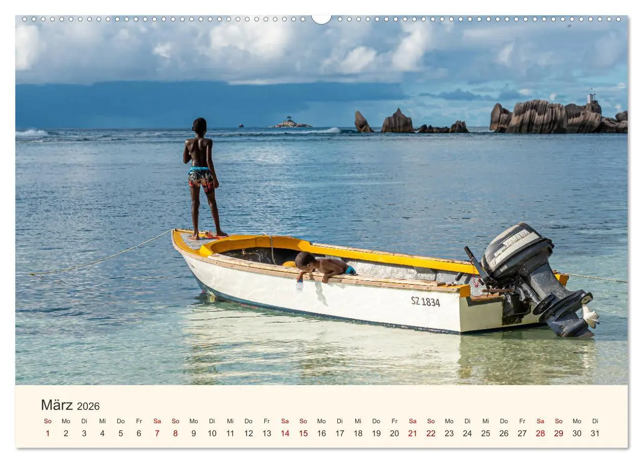 Bild: 9783457659069 | Sehnsucht Seychellen (hochwertiger Premium Wandkalender 2026 DIN A2...