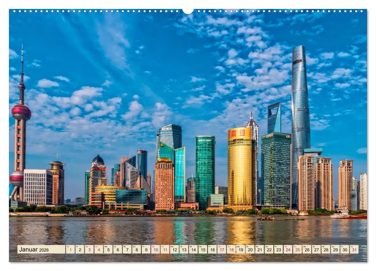 Bild: 9783457899069 | Städte der Welt - Shanghai (hochwertiger Premium Wandkalender 2026...