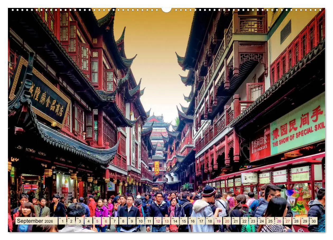 Bild: 9783457899069 | Städte der Welt - Shanghai (hochwertiger Premium Wandkalender 2026...