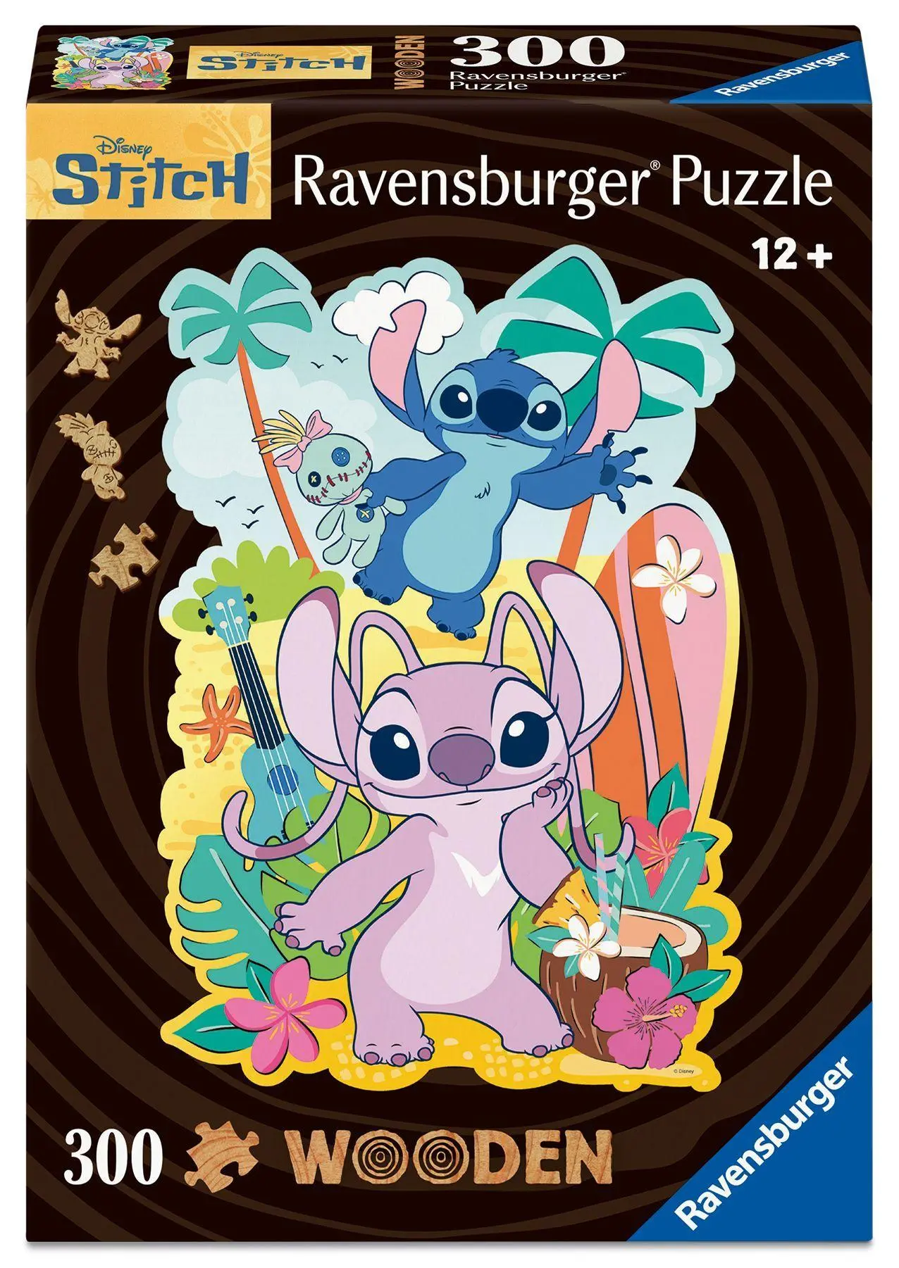 Cover: 4005555019169 | WOODEN Puzzle - Angel &amp; Stitch - konturgeformtes Holzpuzzle mit 300...