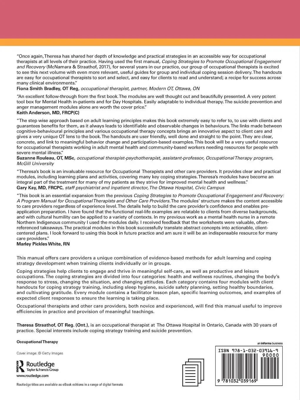 Rückseite: 9781032039169 | Coping Strategies to Promote Mental Health | Theresa Straathof | Buch