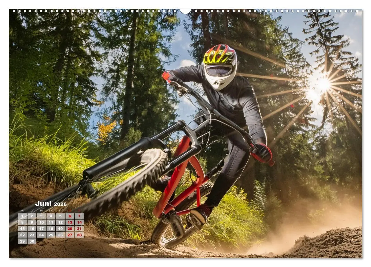 Bild: 9783457409169 | Abfahrtsrausch Downhill Aktion (hochwertiger Premium Wandkalender...