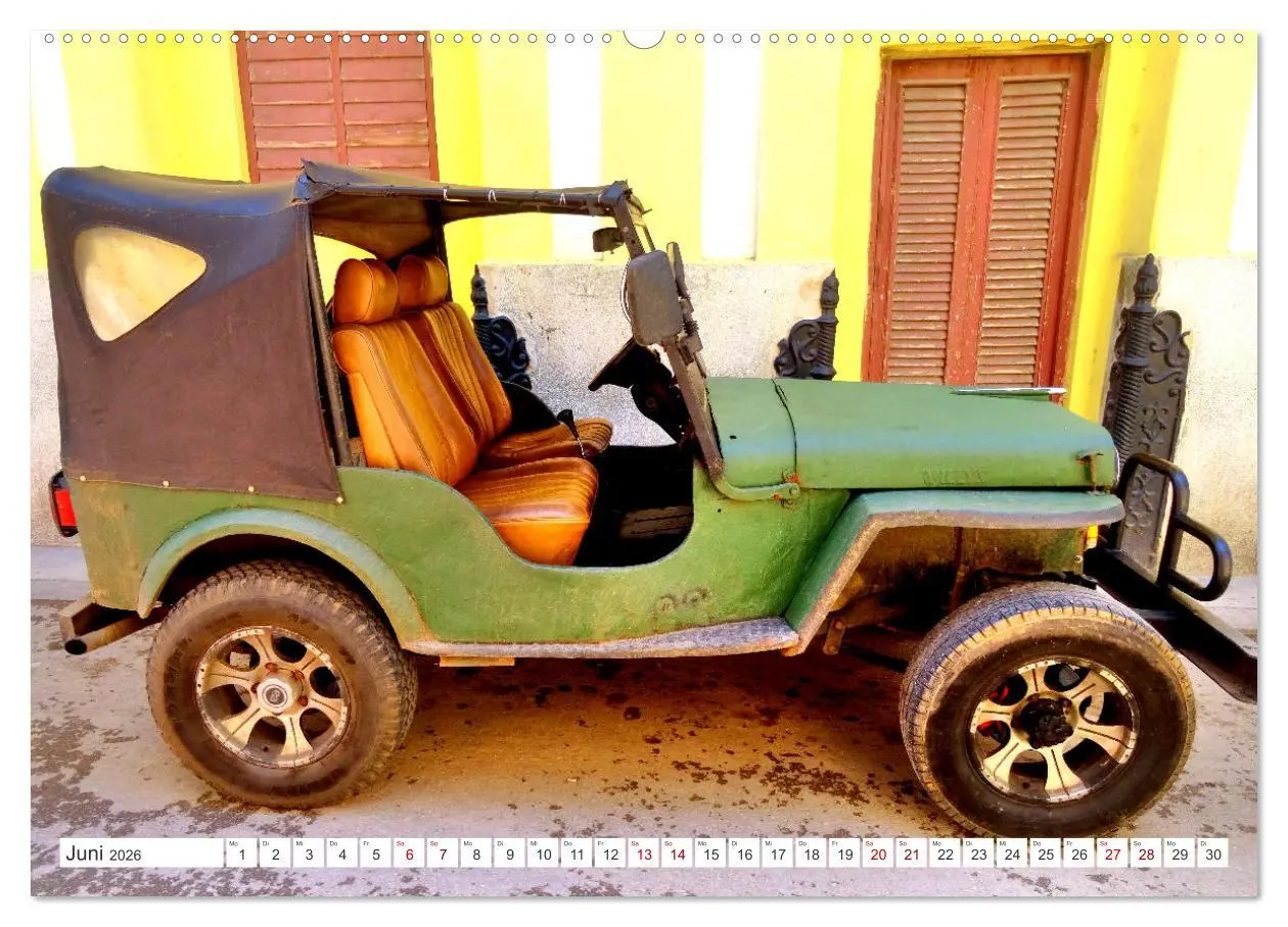 Bild: 9783457579169 | Willys Jeep - Eine amerikanische Legende auf Kuba (Wandkalender...