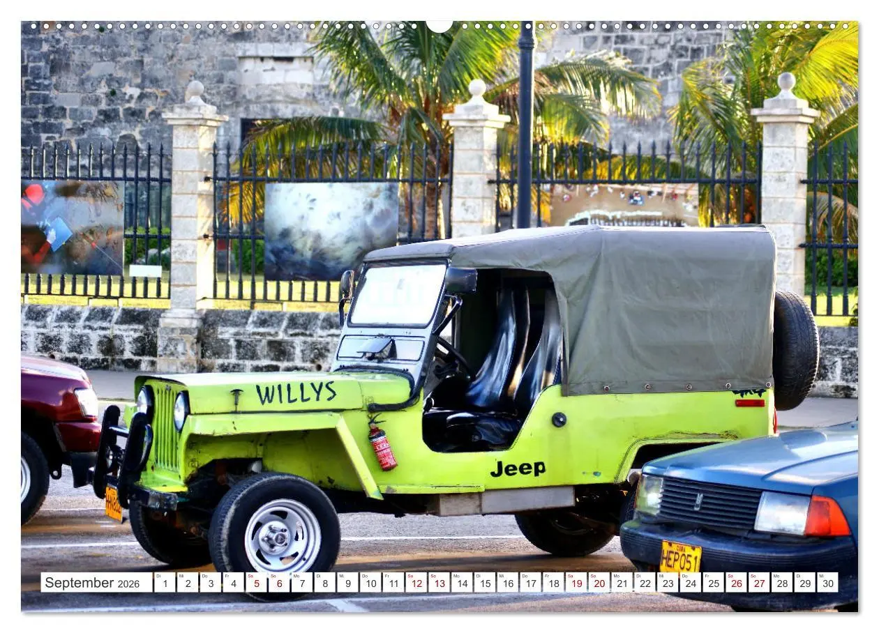 Bild: 9783457579169 | Willys Jeep - Eine amerikanische Legende auf Kuba (Wandkalender...
