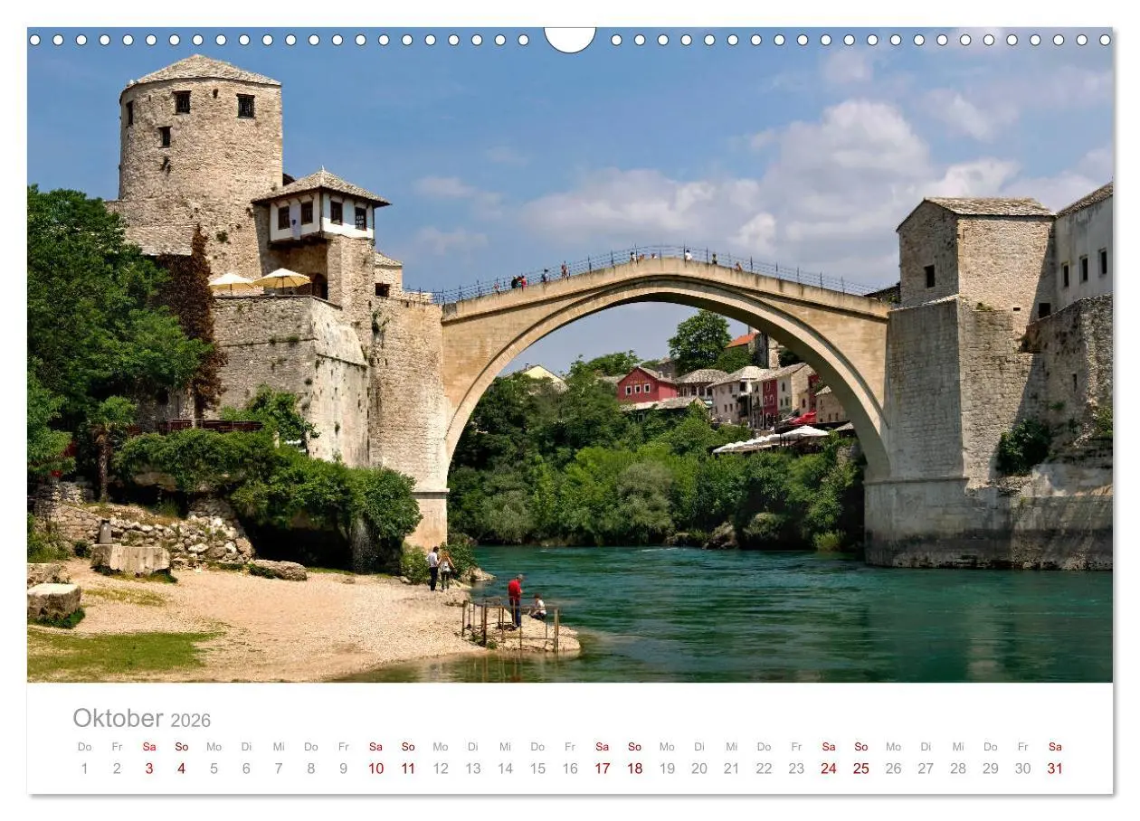 Bild: 9783457889169 | Kreuz und quer durch Bosnien-Herzegowina (Wandkalender 2026 DIN A3...