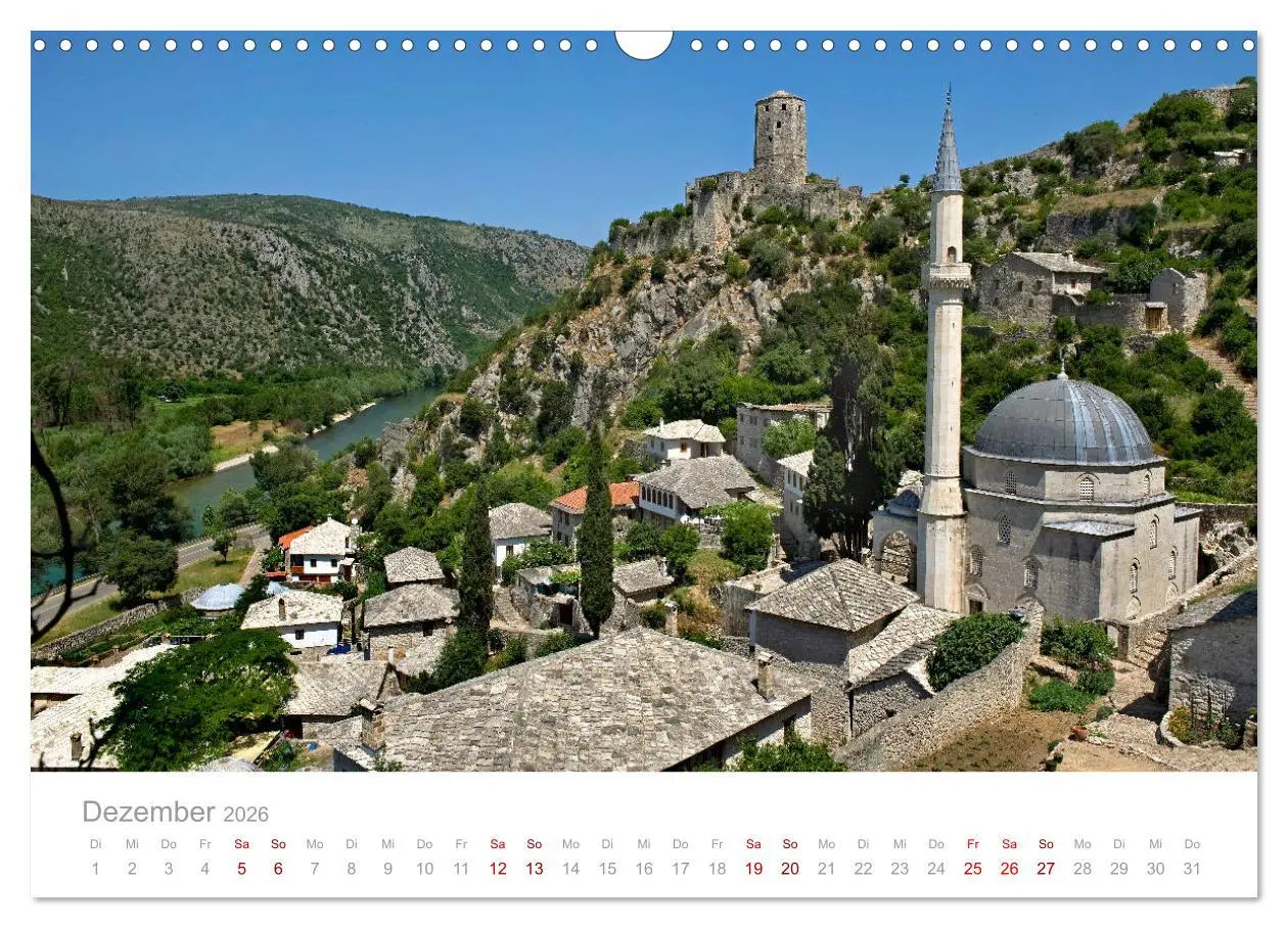 Bild: 9783457889169 | Kreuz und quer durch Bosnien-Herzegowina (Wandkalender 2026 DIN A3...
