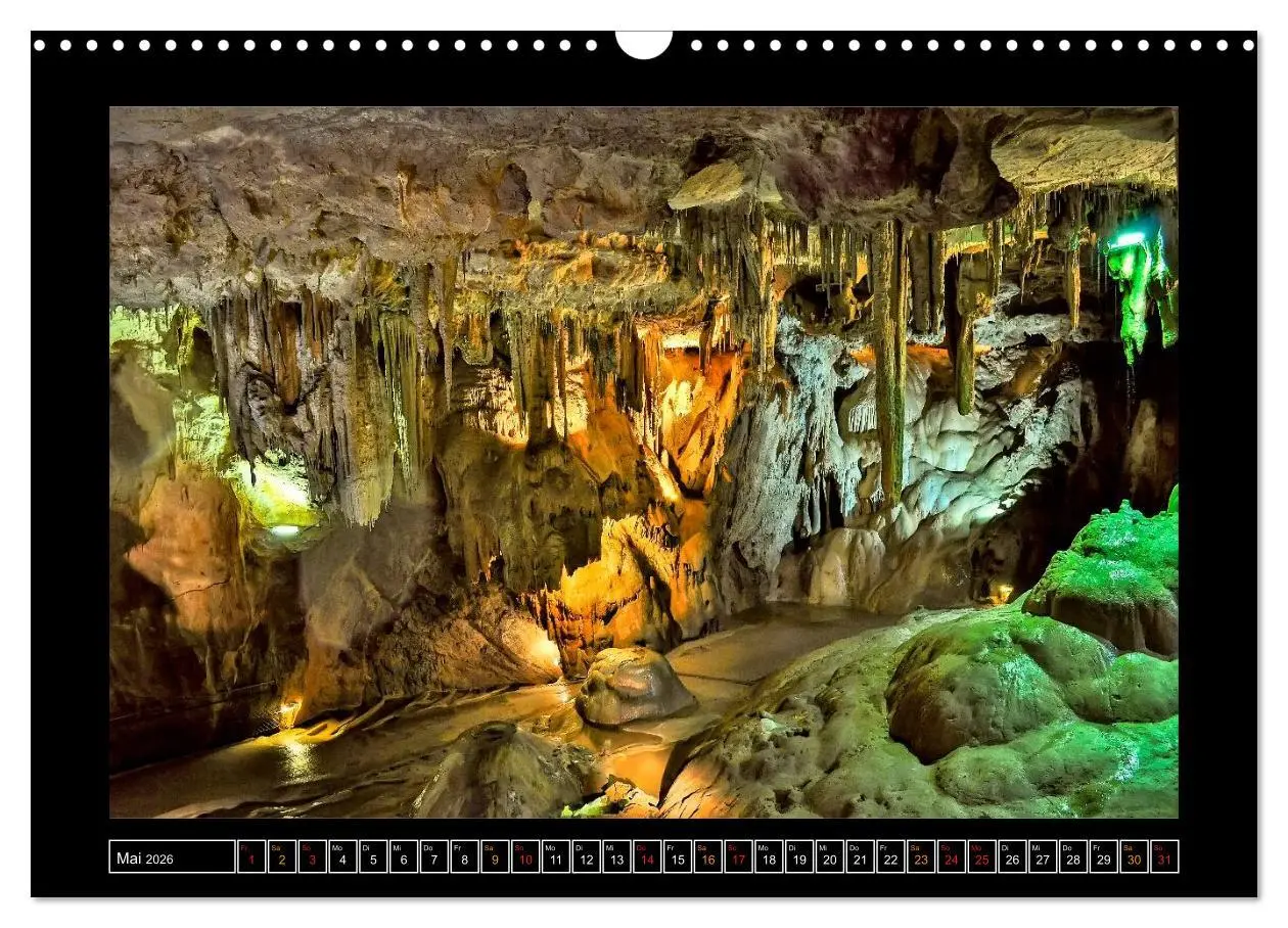 Bild: 9783516049169 | Höhlen, Stalaktiten und Stalagmiten (Wandkalender 2026 DIN A3...