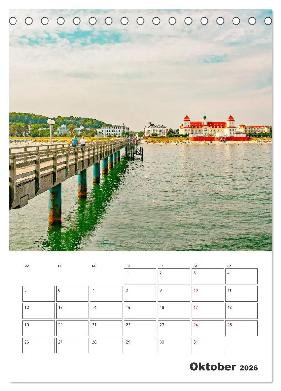 Bild: 9783516359169 | Rügen - Terminplaner (Tischkalender 2026 DIN A5 hoch), CALVENDO...