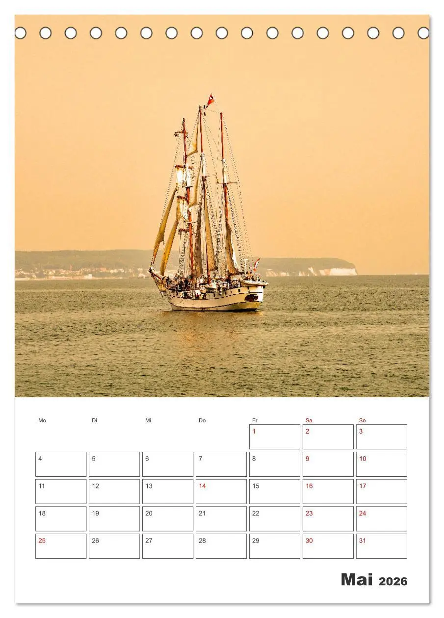 Bild: 9783516359169 | Rügen - Terminplaner (Tischkalender 2026 DIN A5 hoch), CALVENDO...