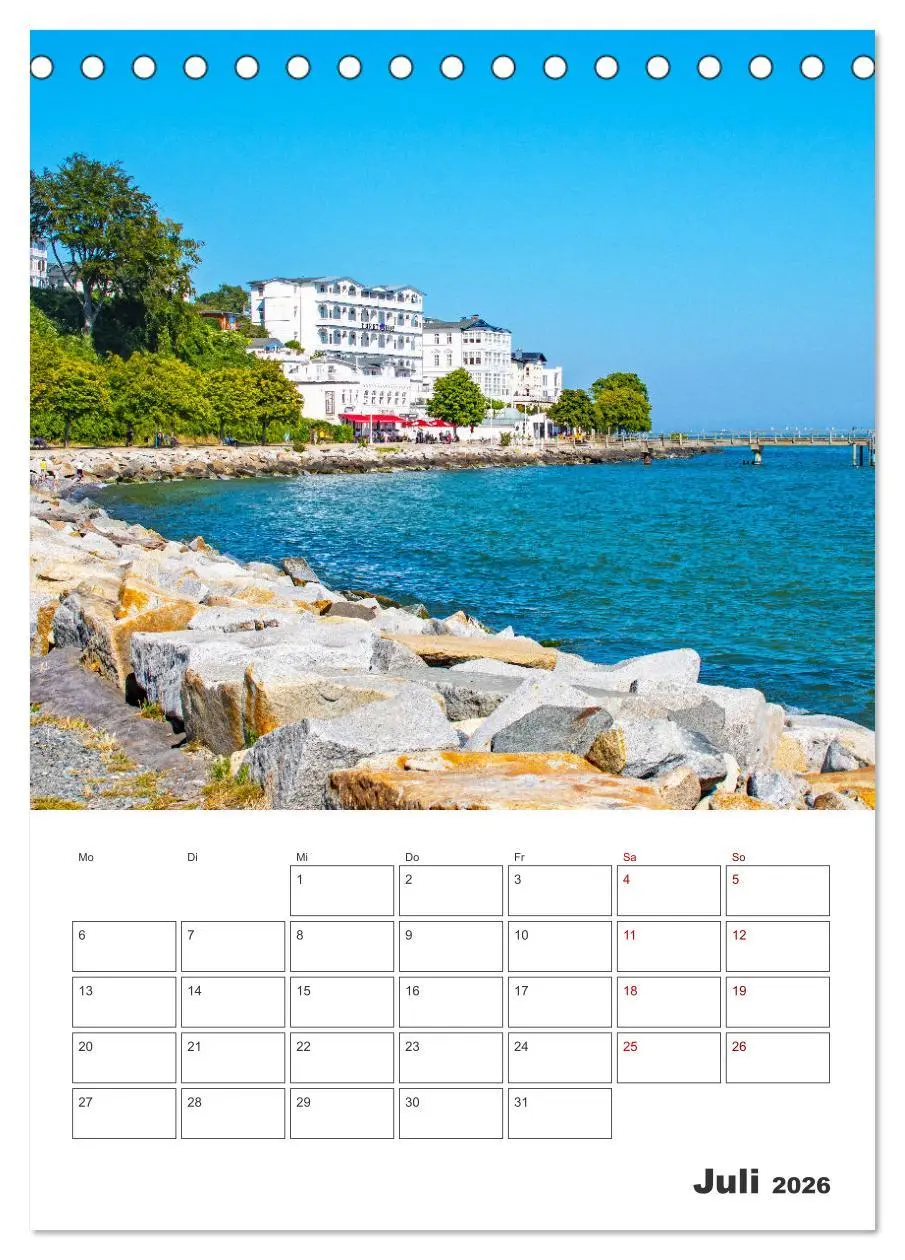 Bild: 9783516359169 | Rügen - Terminplaner (Tischkalender 2026 DIN A5 hoch), CALVENDO...