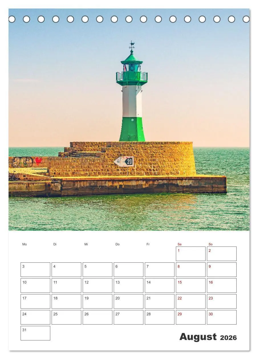 Bild: 9783516359169 | Rügen - Terminplaner (Tischkalender 2026 DIN A5 hoch), CALVENDO...