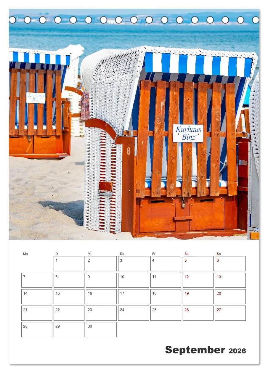 Bild: 9783516359169 | Rügen - Terminplaner (Tischkalender 2026 DIN A5 hoch), CALVENDO...