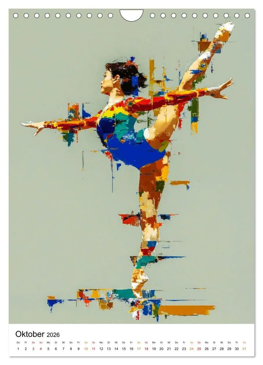 Bild: 9783516739169 | Sport in Farben (Wandkalender 2026 DIN A4 hoch), CALVENDO...