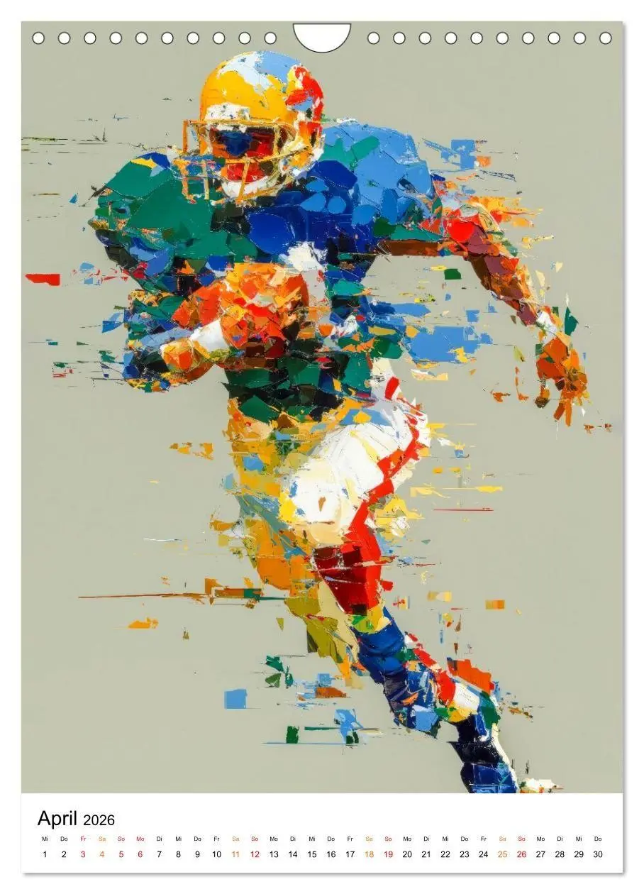 Bild: 9783516739169 | Sport in Farben (Wandkalender 2026 DIN A4 hoch), CALVENDO...