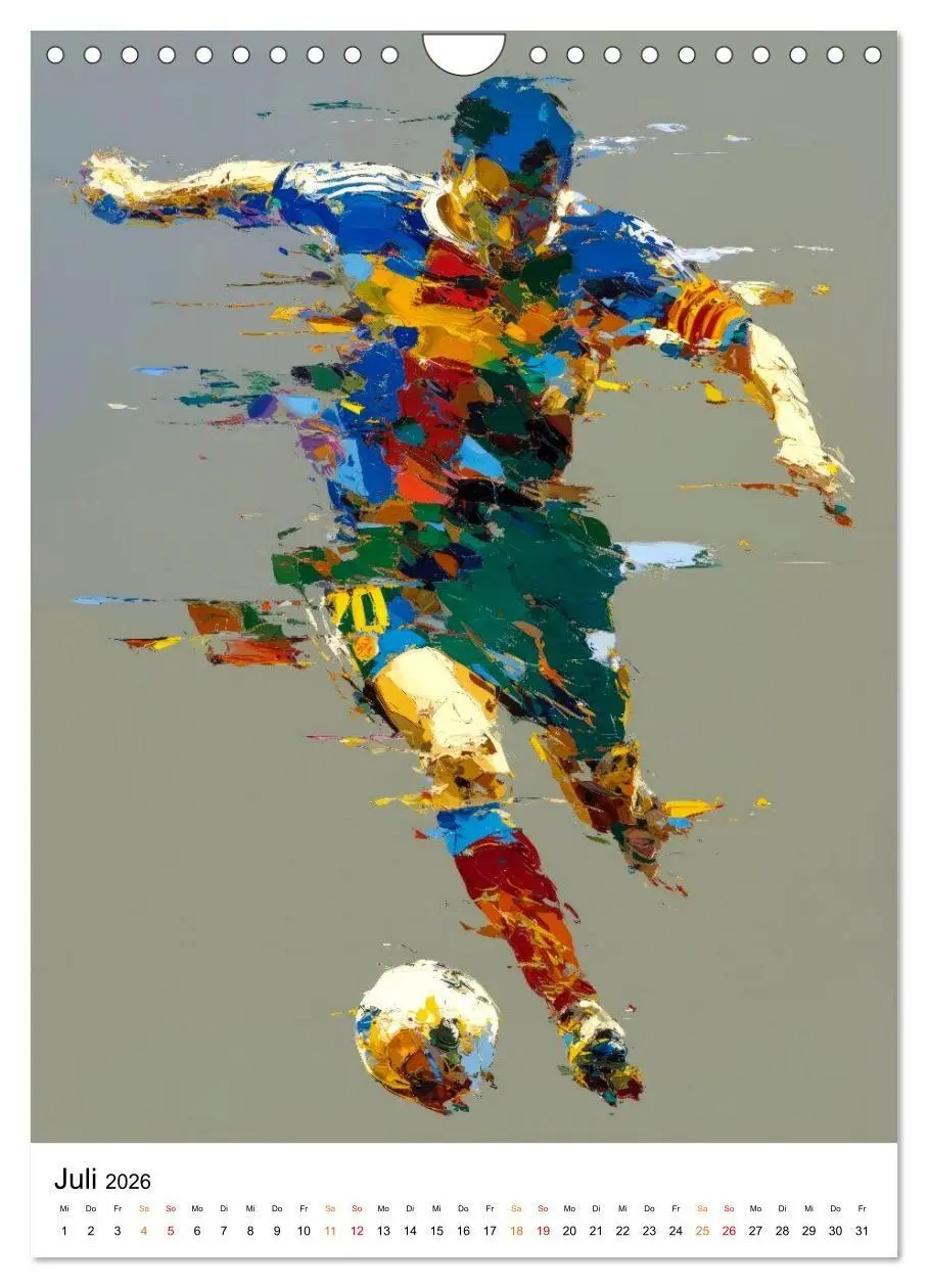 Bild: 9783516739169 | Sport in Farben (Wandkalender 2026 DIN A4 hoch), CALVENDO...
