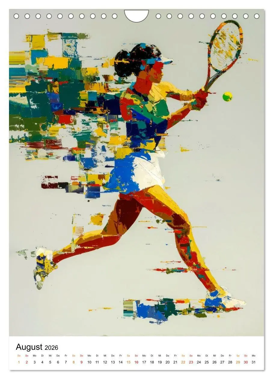 Bild: 9783516739169 | Sport in Farben (Wandkalender 2026 DIN A4 hoch), CALVENDO...
