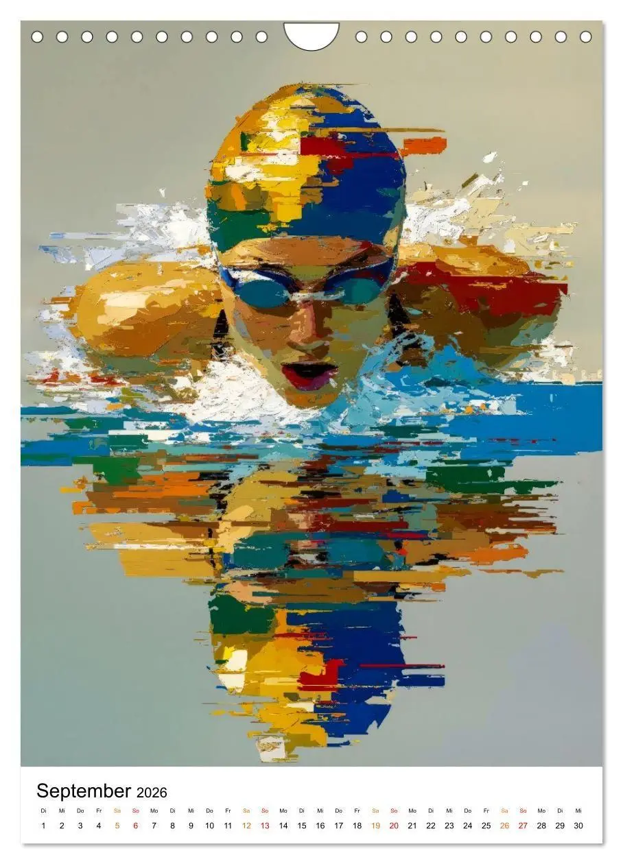 Bild: 9783516739169 | Sport in Farben (Wandkalender 2026 DIN A4 hoch), CALVENDO...