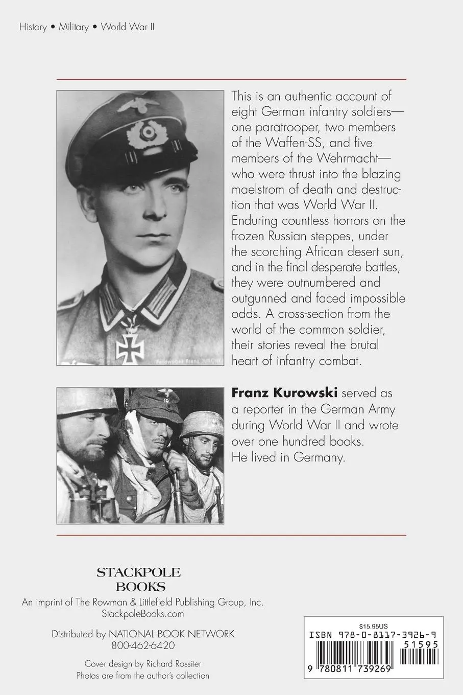 Rückseite: 9780811739269 | Infantry Aces | The German Soldier in Combat in WWII | Franz Kurowski