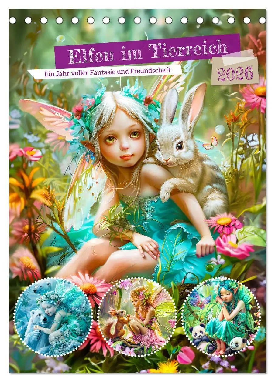 Cover: 9783516279269 | Elfen im Tierreich - Ein Jahr voller Fantasie und Freundschaft...