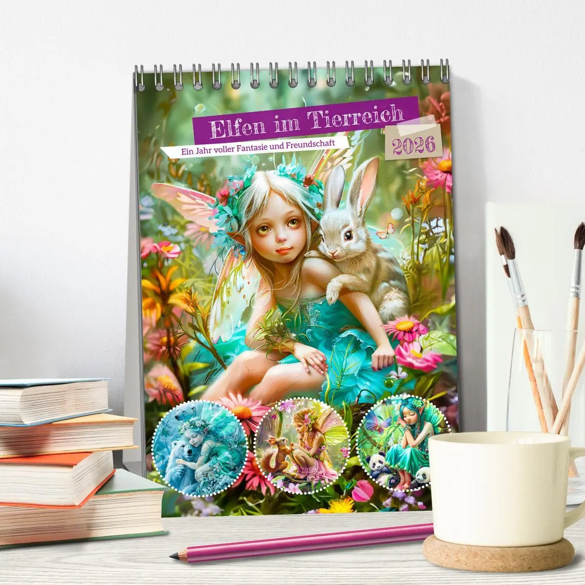 Bild: 9783516279269 | Elfen im Tierreich - Ein Jahr voller Fantasie und Freundschaft...