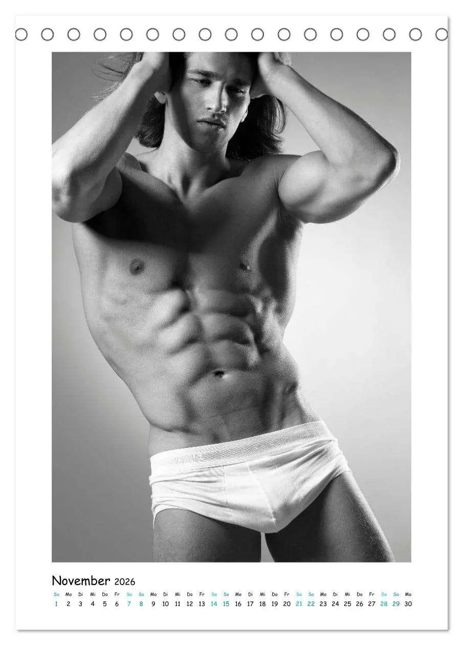 Bild: 9783516349269 | Männer... in underwear deluxe (Tischkalender 2026 DIN A5 hoch),...