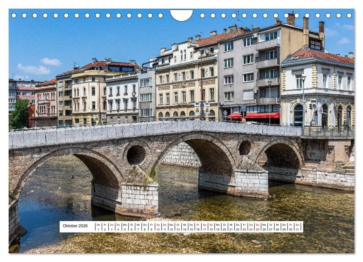 Bild: 9783516659269 | Sarajevo im Fokus (Wandkalender 2026 DIN A4 quer), CALVENDO...