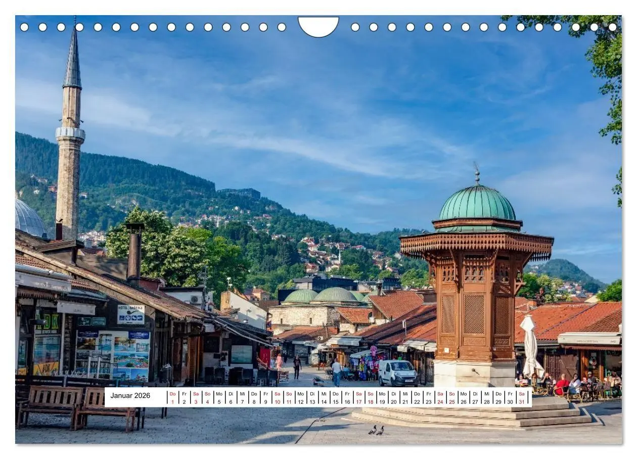 Bild: 9783516659269 | Sarajevo im Fokus (Wandkalender 2026 DIN A4 quer), CALVENDO...