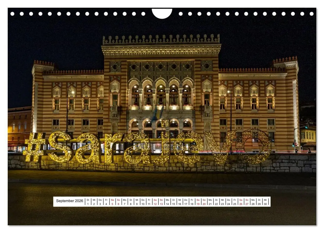Bild: 9783516659269 | Sarajevo im Fokus (Wandkalender 2026 DIN A4 quer), CALVENDO...