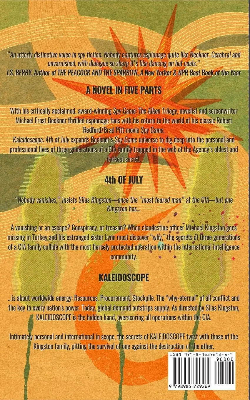 Rückseite: 9798985729269 | Kaleidoscope 4th of July | A Spy Game Serial Part 1 | Beckner | Buch