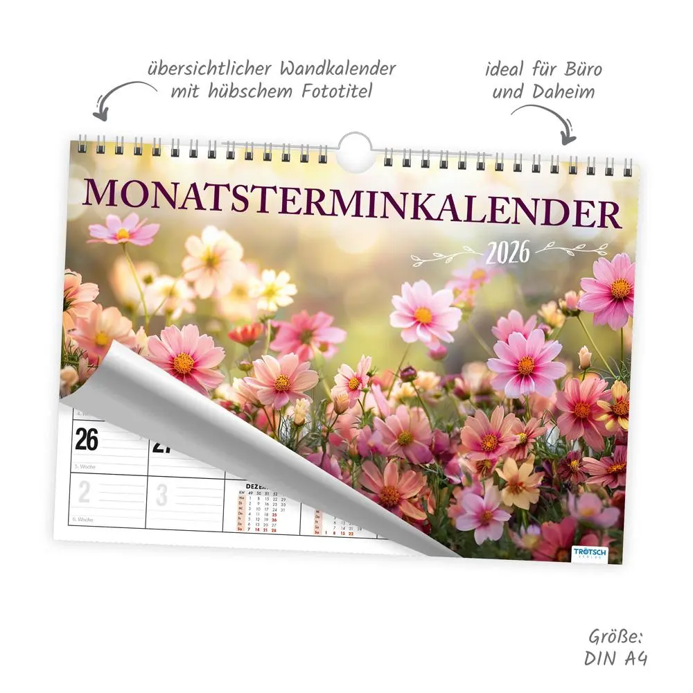 Bild: 4251901509369 | Trötsch Monatsterminer Montasterminkalender mit Fotocover 2026 | KG