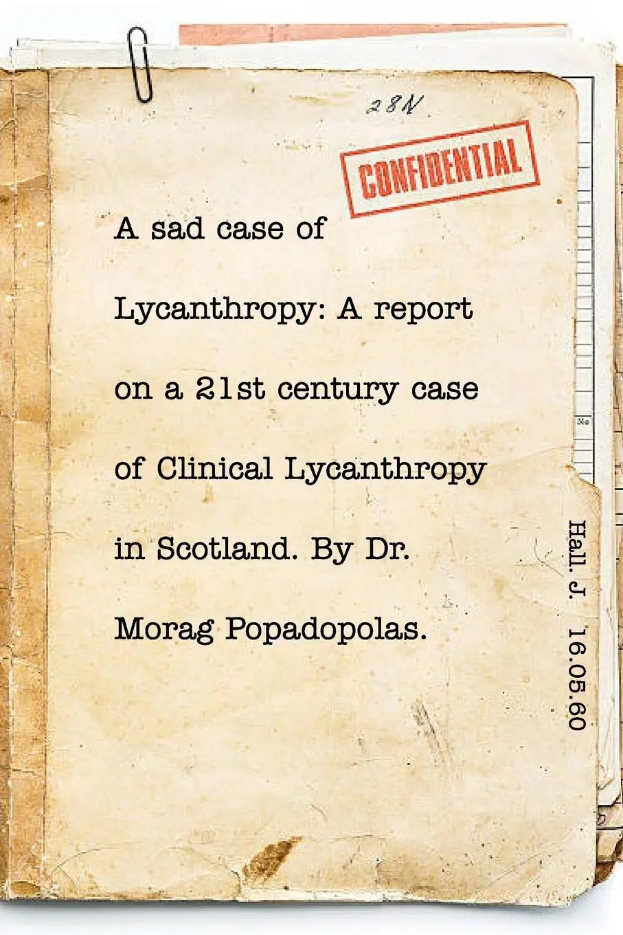 Cover: 9780464619369 | A sad case of Lycanthropy | Elspeth Grace Hall | Taschenbuch | 2019
