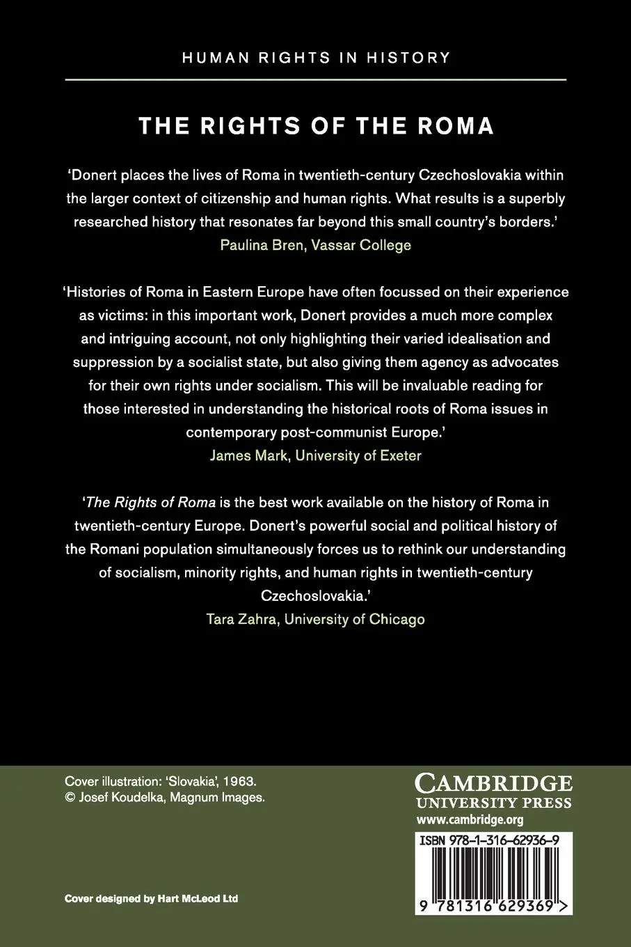 Rückseite: 9781316629369 | The Rights of the Roma | Celia Donert | Taschenbuch | Englisch | 2020