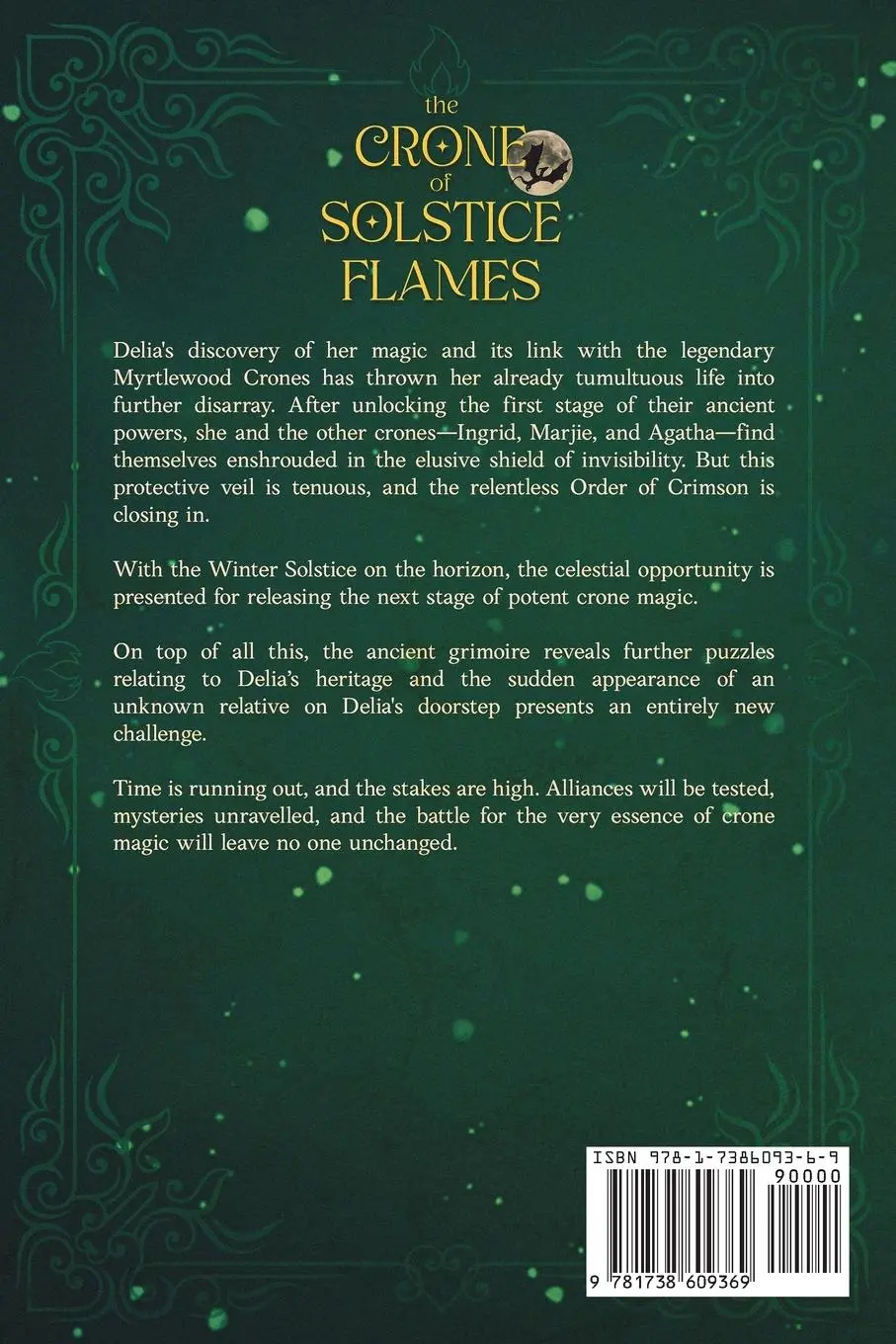 Rückseite: 9781738609369 | The Crone of Solstice Flames | Myrtlewood Crones book 2 | Beaglehole