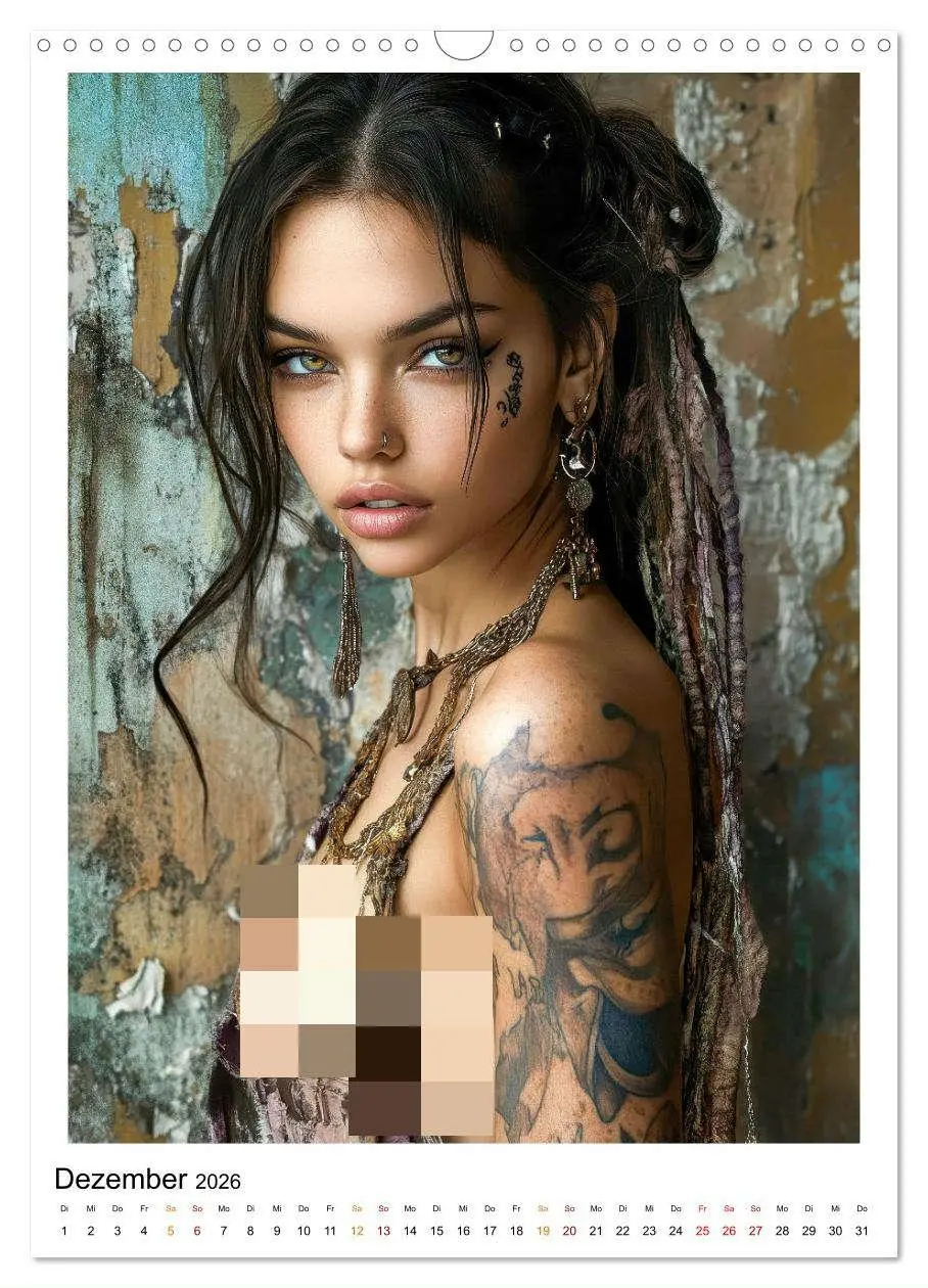 Bild: 9783457249369 | Tattoo Dreams - Sinnliche Kunstwerke (Wandkalender 2026 DIN A3...