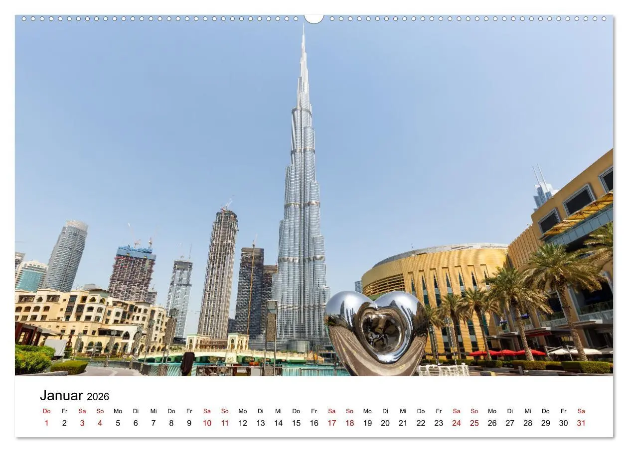 Bild: 9783457629369 | Weltstadt Dubai (Wandkalender 2026 DIN A2 quer), CALVENDO...