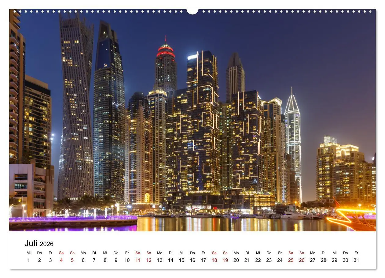 Bild: 9783457629369 | Weltstadt Dubai (Wandkalender 2026 DIN A2 quer), CALVENDO...