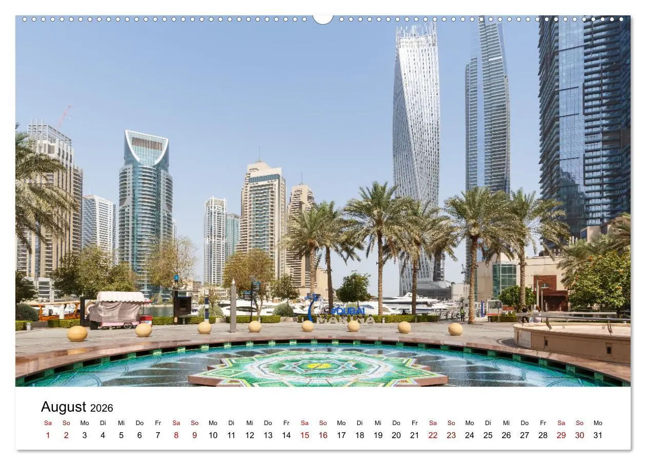 Bild: 9783457629369 | Weltstadt Dubai (Wandkalender 2026 DIN A2 quer), CALVENDO...