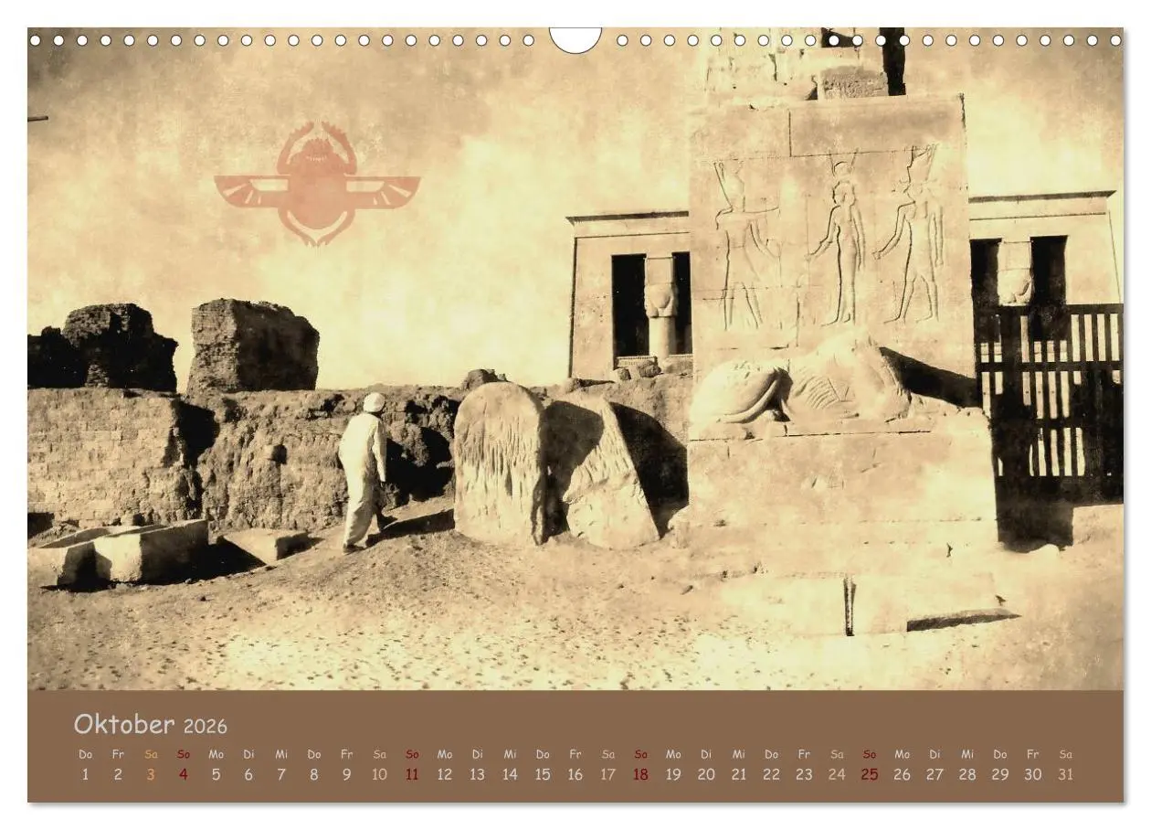 Bild: 9783516199369 | Ägypten Nostalgie &amp; Antike 2026 (Wandkalender 2026 DIN A3 quer),...