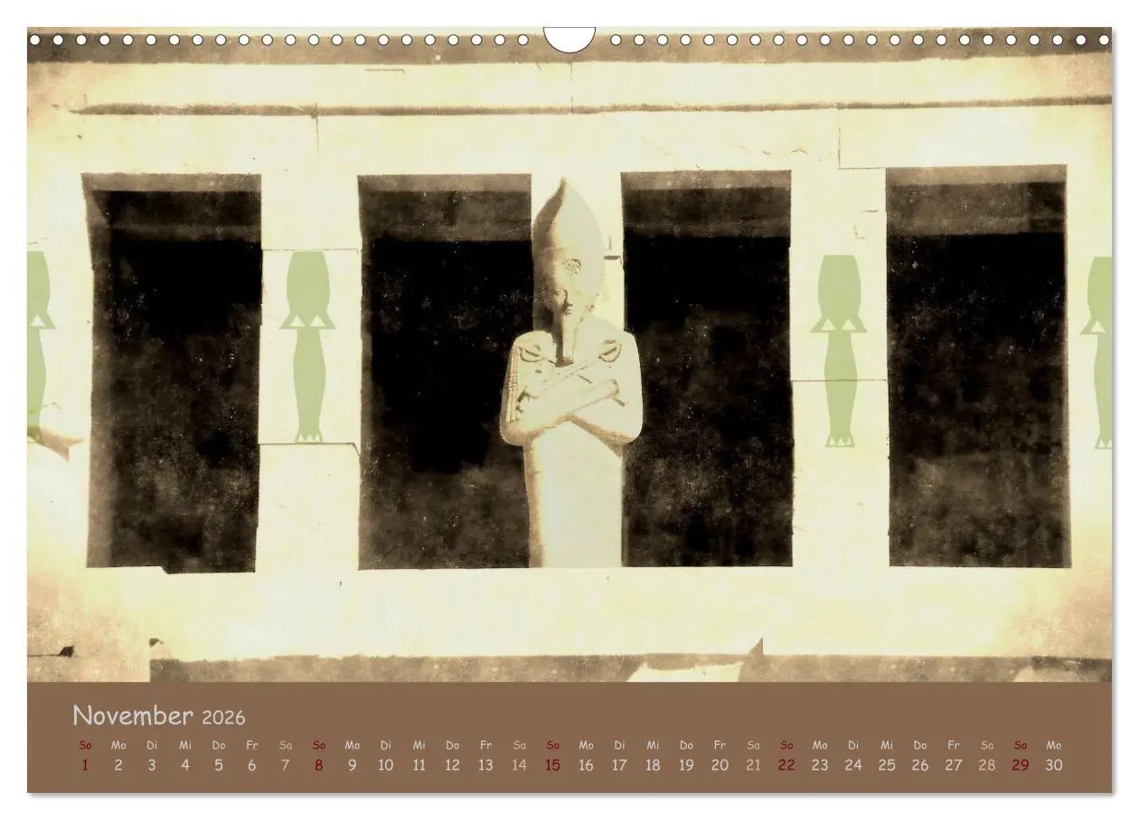 Bild: 9783516199369 | Ägypten Nostalgie &amp; Antike 2026 (Wandkalender 2026 DIN A3 quer),...