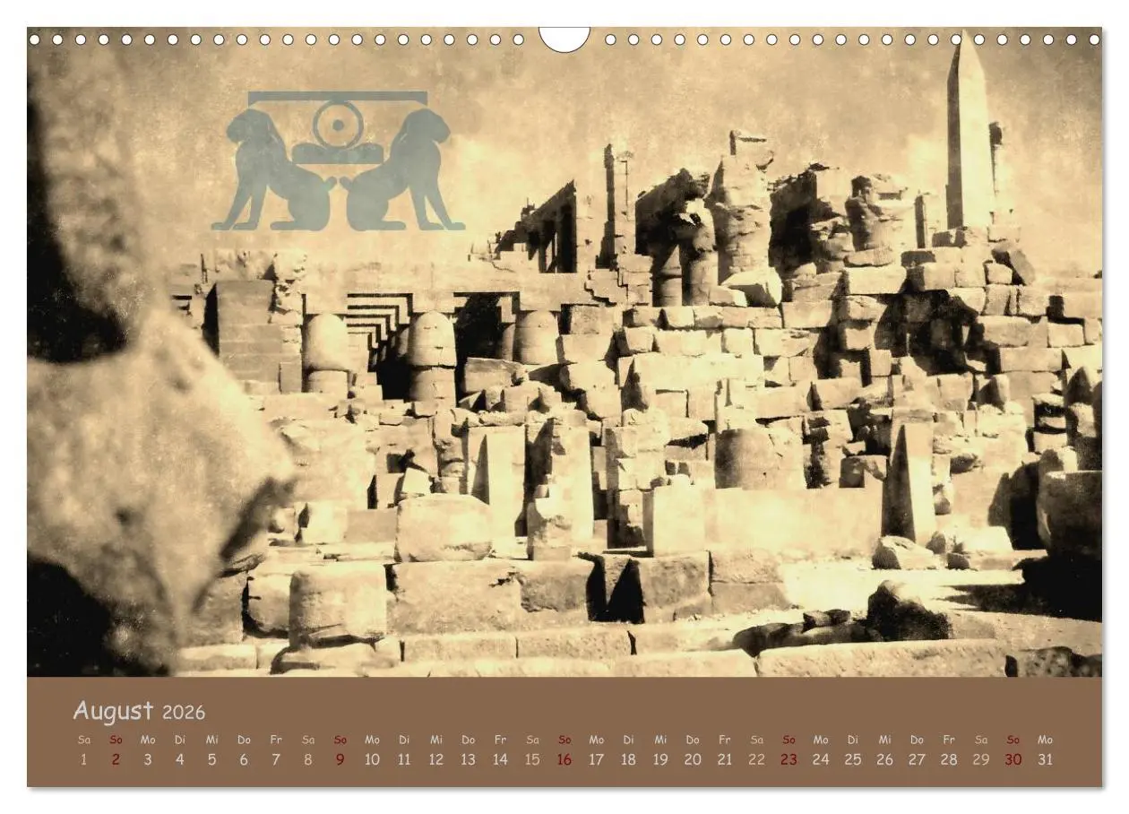 Bild: 9783516199369 | Ägypten Nostalgie &amp; Antike 2026 (Wandkalender 2026 DIN A3 quer),...