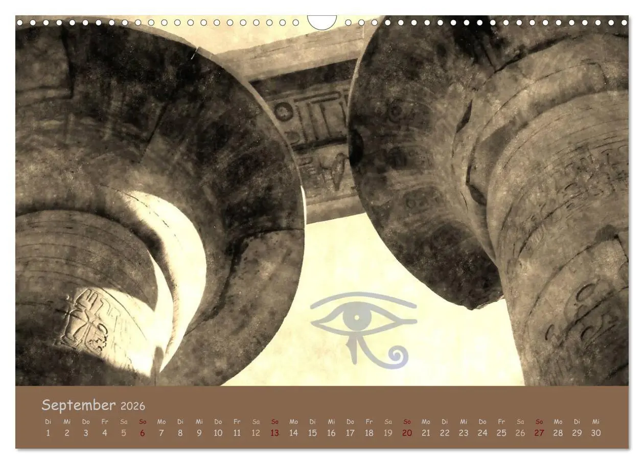 Bild: 9783516199369 | Ägypten Nostalgie &amp; Antike 2026 (Wandkalender 2026 DIN A3 quer),...