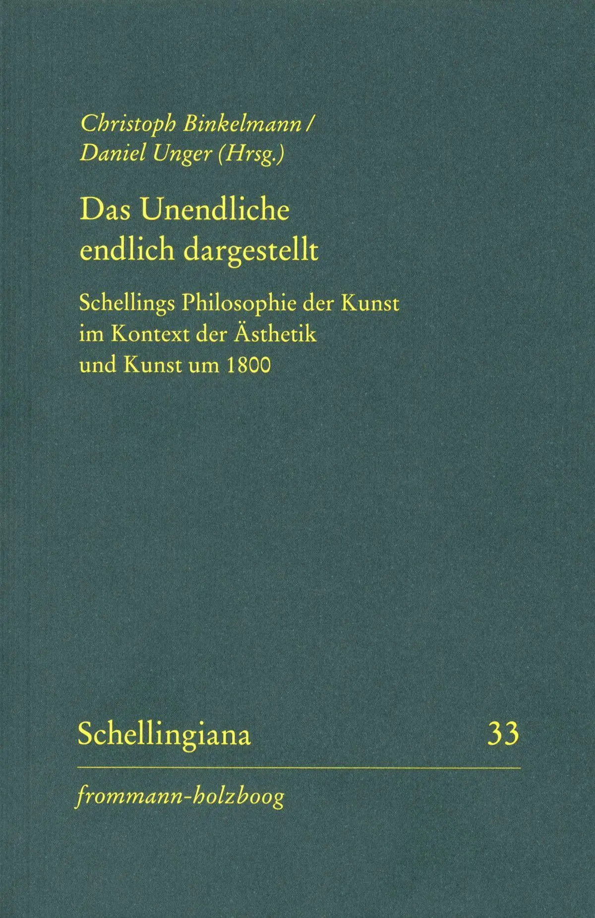 Das Unendliche endlich dargestellt
